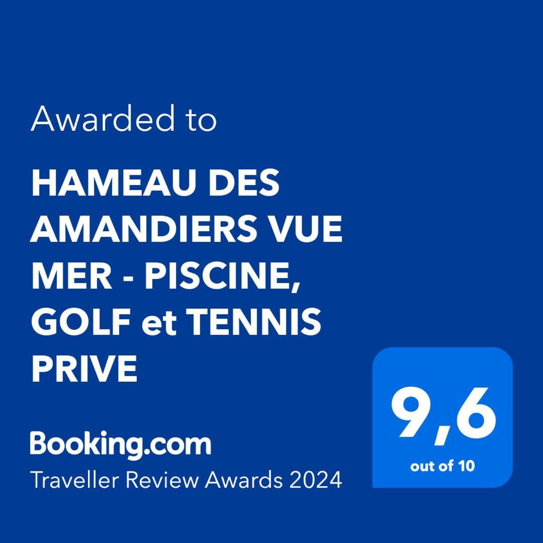 Hameau Des Amandiers Vue Mer - Piscine, Golf Et Tennis Prive Сен-Сір-сюр-Мер Екстер'єр фото